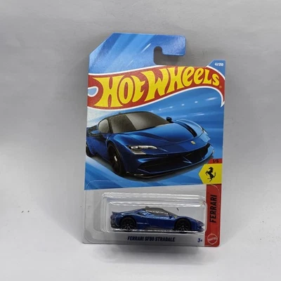 Hot Wheels 2026 Case B Ferrari SF90 Stradale Blue - Card #41 - Image 1 of 2