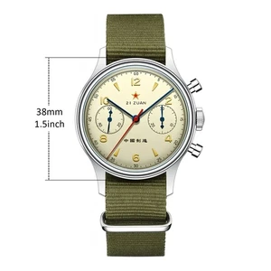 Nuevo Reloj Cronógrafo Mecánico 38mm Seagull 1963 2025 Zafiro Actualización - Imagen 1 de 10