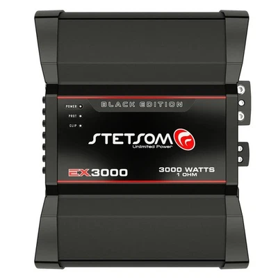 Stetsom EX 3000 Black Edition 1 Ohm | Compact 3k EQ amplifier - Fast delivery - Image 1 of 4