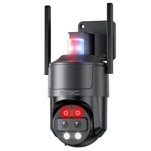 4K Dual Lens PTZ WiFi Security Camera Outdoor, Dual Band Auto Tracking ONVIF ... - Picture 1 of 8