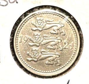 Estonia 1924 5 marchi KM 3a AU - Foto 1 di 2