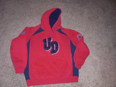 DAYTON FLYERS sewn embroidered Hoodie Sweatshirt men's Medium Cover