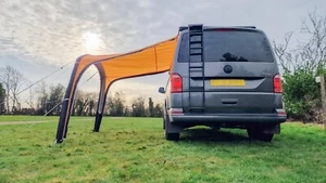 Debus AIR Sun Canopy Inflatable Awning - Optional Zip-On Side Panel & Front Door - Picture 1 of 8