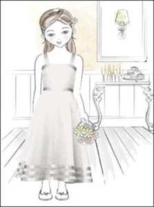 Dessy 4005..Flower Girl / Special Occasion Dress..Starlight..(Ivory)..4...NWT - Picture 1 of 4