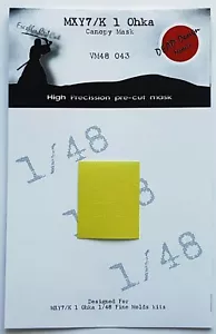 MXY7 / K 1 Ohka Canopy Mask for 1/48 Fine Molds DEAD Design VM48043 - Picture 1 of 3