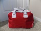 Estee Lauder Red & White Duffle Travel Bag- (New)