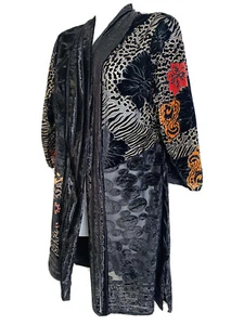 Kamana Damen Bluse Oberteil vorne offen Langarm Gr. S ~ WUNDERSCHÖN ~  - Bild 1 von 8