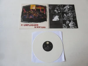 NIRVANA MTV Unplugged In New York 1994 WHITE VINYL EU 1ST PRESSING LP GEF 24727 - Imagen 1 de 13