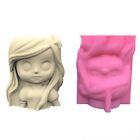Concrete Mold Hand-Making Plant Mold Little Girl Shaped Hand-making Supplies