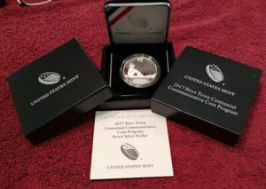 2017 P Boys Town Centennial Proof Silver Dollar Commemorative $1 Coin Box + COA - Picture 1 of 7