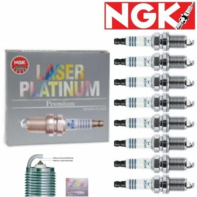 8 x bujías NGK Laser Platinum para Mercedes-Benz GL450 2007-2012 4,6 L V8 Foto 1 de 4