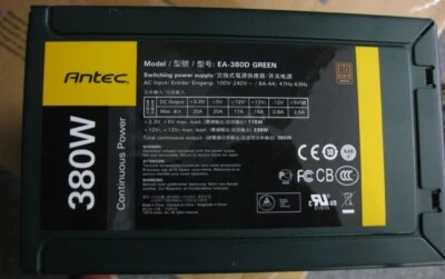 BD1411 Netzteil Antec, EA-380D Green, 380 Watt - Bild 1 von 2