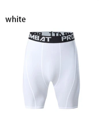 Sports Apparel Skin Tights Compression Underwear Mens Elastic Gym Shorts Pants - Image 1 of 4