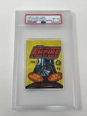 1980 OPC (not Topps) Star Wars ESB Series 3 Wax Pack PSA 8 NM-MT Pop 9 (NO 10s) - Image 1 of 3