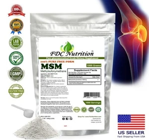 Pure MSM Powder double Strength JOINT PAIN & ARTHRITIS RELIEF PHARMACEU 2.2 lb - Picture 1 of 4