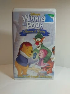 Winnie the Pooh - Seasons of Giving VHS 1999 Clamshell **Buy 2 Get 1 Free** - Imagen 1 de 6