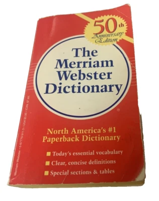 The Merriam Webster Dictionary. Used.  Pages 12 - 24. Are Torn Out But In Book - Image 1 of 4