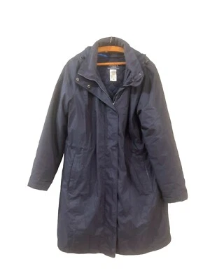 American Airlines By Lands’ End Azul Oscuro XL Alto OEKO-TEX con Abrigo Forro Acolchado Foto 1 de 4