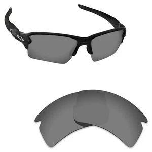 Newest Replacement Lenses for-Oakley Flak 2.0 XL Sunglass Sport Black Polarized - Picture 1 of 3