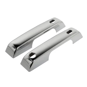 Chrome Exterior Front Door Handles Cover Trim For Ford F-150 F150 2dr 2021 2022 - Picture 1 of 6