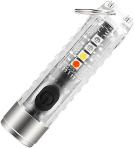 WindFire wiederaufladbare Schlüsselring Taschenlampe, 400 Lumen Mini Tasche LED Taschenlampe, Licht