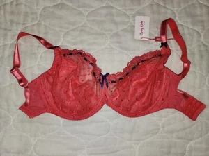NWT Curvy Kate UK 28K US 28O PORTIA RIBBON BRA WATERMELON PLUM - Picture 1 of 5