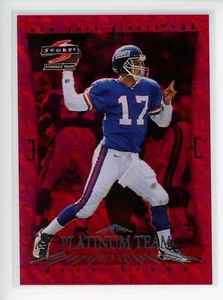 1997 Score New York Giants Platinum Team #2 Dave Brown - Picture 1 of 2