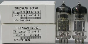 1MP ECC40 Tungsram Clear Glass Made in Holland Avo Tested #2412002 2412004 - Picture 1 of 6