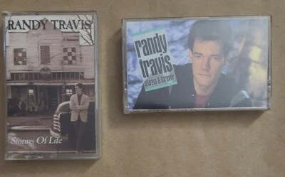 2 Randy Travis Cassette Tapes - Storms of Life (1986) + Always & Forever (1987) - Image 1 of 4