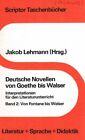 Deutsche Novellen von Goethe bis Walser; Bd. 2., Von Fontane bis Walser. Scripto