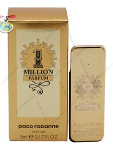 1 MILLION PARFUM MINI 0.17 OZ/5ML PARFUM SPLASH MEN BY PACO RABANNE NEW IN BOX - Picture 1 of 1