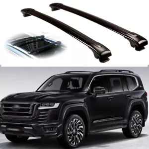 Lockable Roof Rack Cross bar Fit for Land Cruiser LC300 J300 2021 2022 2023 2PCS - Picture 1 of 6
