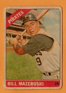 Venezuelan Topps 1966 Bill Mazeroski #210 Pittsburgh Pirates Ptd In Venezuela - Picture 1 of 2