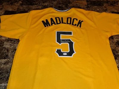 Bill Madlock Rare Hand Signed Baseball Jersey JSA COA Pittsburgh Pirates Detroit - Image 1 of 4