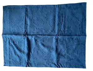 The Company Store Putnam Matelasse marineblau Baumwolle Standard 20”x26” Schein neu - Bild 1 von 4