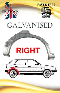 FOR VW GOLF JETTA II 2 MK2 83-92 5D REAR WHEEL ARCH REPAIR RUST BODY PANEL RIGHT - Picture 1 of 6