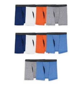Fruit Of The Loom Boy’s Boxer Briefs 10 Pack 14/16 - Picture 1 of 4