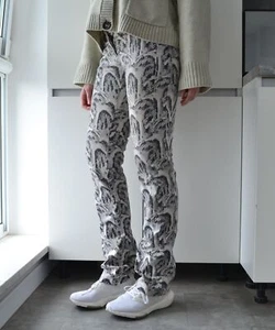 Vintage Womens ROBERTO CAVALLI Pants Trousers Printed Size IT42 US 8 - Picture 1 of 14