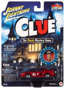 Johnny Lightning Modern Clue 2000 Ford Mustang (Miss Scarlet) 1/64 JLPC006 (B7) - Picture 1 of 2