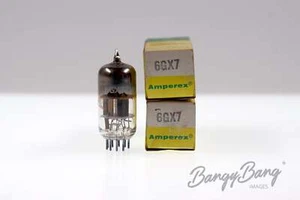 2 Vintage Amperex 6GX7 Miniature 9 pin Triode Pentode Tube Valve- BangyBang Tube - Picture 1 of 1