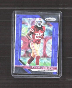 2018 Panini Prizm #27 Richard Sherman Prizm Blue Scope #/99 - Picture 1 of 2