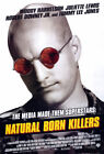 Natural Born Killers (1994) plakat filmowy wersja B reprodukcja s-side walcowana
