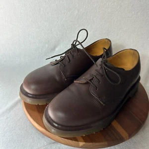 De colección Dr. Martens 1561 Encaje Cuero Marrón Hombres US7 Hecho en Inglaterra - EXCELENTE - Imagen 1 de 14