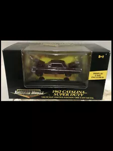 1962 Pontiac Catalina Burgundy 1:64 Ertl American Muscle 32652 - Picture 1 of 1