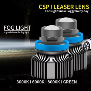 Projector Lens Fog Light Lamp Headlight Bulbs H11 H7 9005 9006 9012 LED Laser - Picture 1 of 15