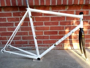 57cm BASSO Frameset w/ new headset. Refinished by Tom Kellogg of Spectrum Cycles - Picture 1 of 24
