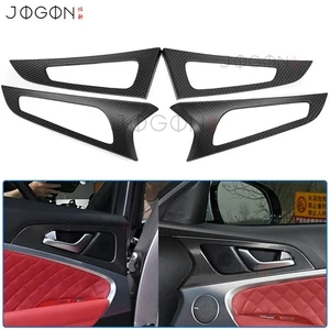 2019-2025 For Genesis G70 Sport Advanced Matte Carbon Side Door Panel Cover Trim - Picture 1 of 12