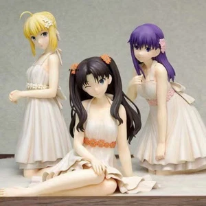 Anime Fate/stay Night SABER Matou Sakura Tohsaka Rin 16cm PVC Figure Collectible - Picture 1 of 7