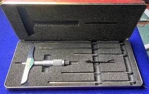 Starrett 449 Blade Depth Micrometer 0-6" .001"  NON-Rotating rods - Picture 1 of 6