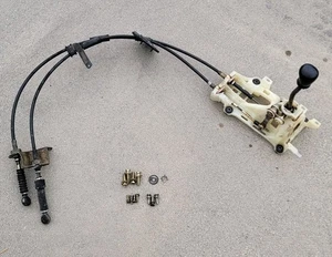 94-99 TOYOTA CELICA 2.2 5 SPEED MANUAL SHIFTER LINKAGE CABLE SET - Picture 1 of 11